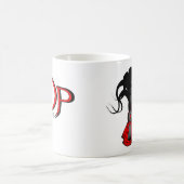 Aztekische Kriegers-Schädel-Kaffeetasse Kaffeetasse (Mittel)