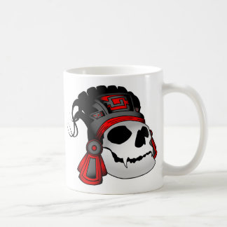 Aztekische Kriegers-Schädel-Kaffeetasse Kaffeetasse