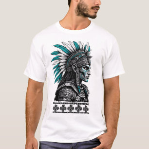 Aztekische Kultur Maya Indigene Menschen T-Shirt