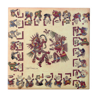 Aztekische Kunstfliese Fliese