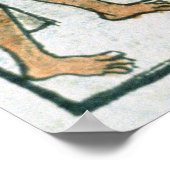 Aztekische Musiker aus einem Bericht von Aztec Poster (Ecke)