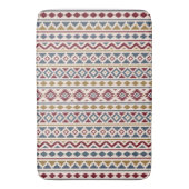 Aztekische rote blaue Goldcreme des Wesentlich-II Badematte (Vorderseite Vertikal)