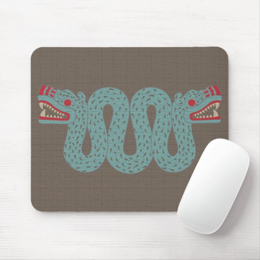 Aztekische Schlange Mousepad (Mit Mouse)