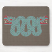 Aztekische Schlange Mousepad (Vorne)