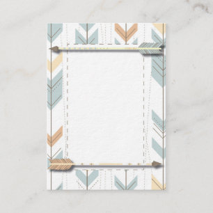 Aztekische Stammes- Pfeil-Visitenkarte Visitenkarte