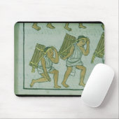 Aztekische Träger, vom 'florentinischen Codex Mousepad (Mit Mouse)