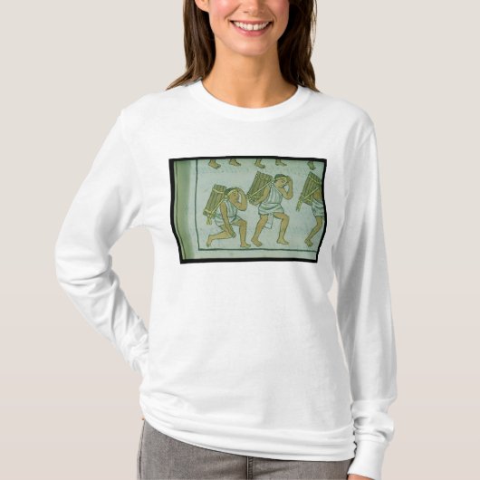 Aztekische Träger, vom 'florentinischen Codex T-Shirt (Vorderseite)