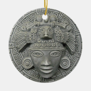 Aztekische Verzierungen Keramik Ornament