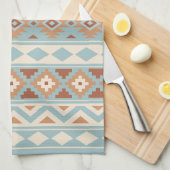 Aztekische Wesentliches Ptn IIIb blaue Handtuch (Viertel Falte)