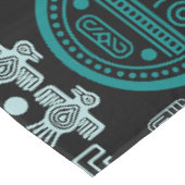 Aztekische Wohngestaltung Tischdecke (Schrägansicht)