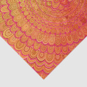 Aztekischer BlumeMandala Seidenpapier (Ausschnitt)