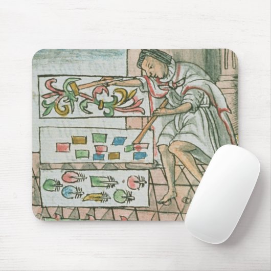 Aztekischer Federhandwerker Mousepad (Mit Mouse)