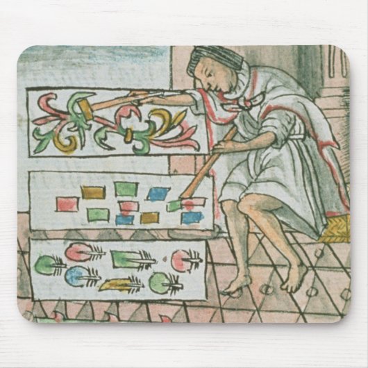 Aztekischer Federhandwerker Mousepad (Vorne)