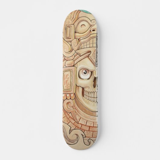 aztekischer Felsen Skateboard (Vorne)