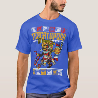 Aztekischer Gott der Nacht Tezcatlipoca T-Shirt