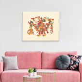 Aztekischer Gott Leinwanddruck (Insitu (Wohnzimmer))