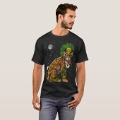 Aztekischer Jaguargott T-Shirt (Vorne ganz)