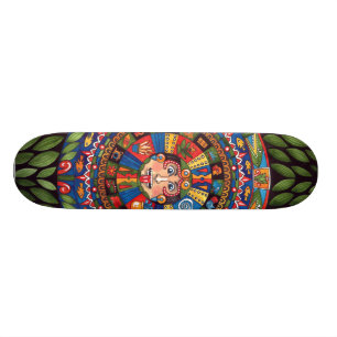 Aztekischer Kalender 20" Skateboard