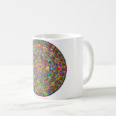 Aztekischer Kalender Kaffeetasse (VorderseiteRechts)
