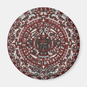 Aztekischer Kalender-Kühlschrankmagnet Magnet