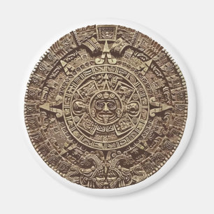 Aztekischer Kalender Magnet
