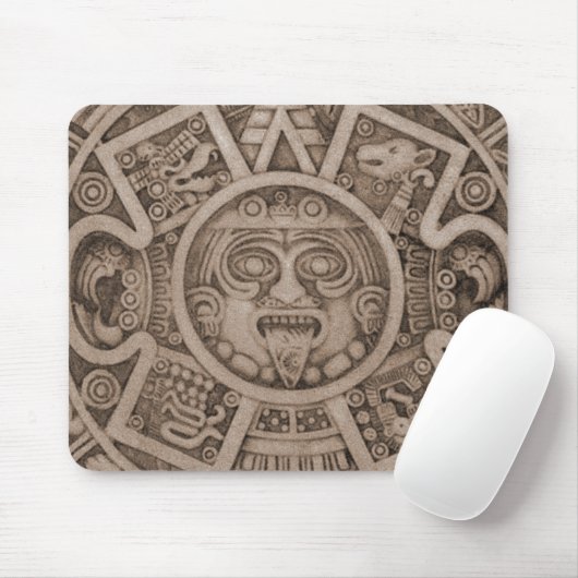 Aztekischer Kalender Mousepad (Mit Mouse)