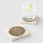 Aztekischer Kalender-Stein-Untersetzer Steinuntersetzer (Seitenansicht)