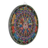 Aztekischer KalenderDartboard Dartscheibe (Vorderseite Links)