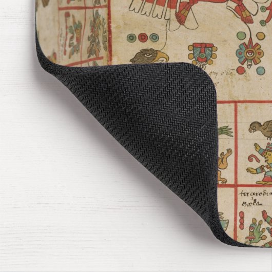 Aztekischer Kodex Borbonicus Mousepad (Ecke)