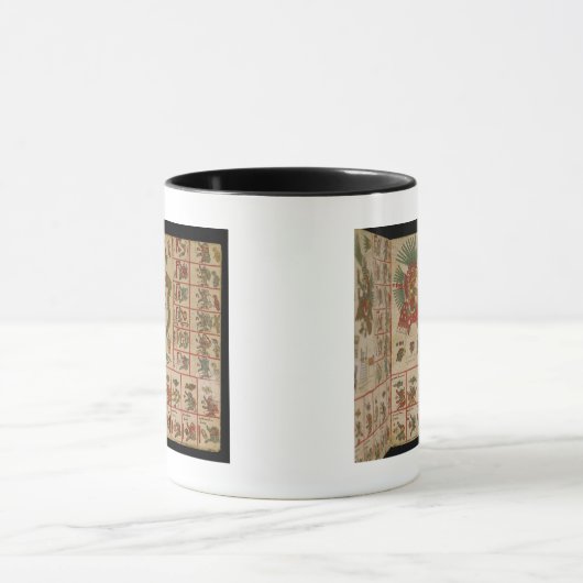 Aztekischer Kodex Borbonicus Tasse (Zentrum)
