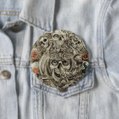 aztekischer Krieg Button (Beispiel)
