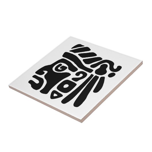 Aztekischer Krieger Fliese (Seite)