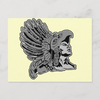 aztekischer Krieger Postkarte