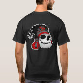 Aztekischer Kriegers-Schädel T-Shirt (Rückseite)