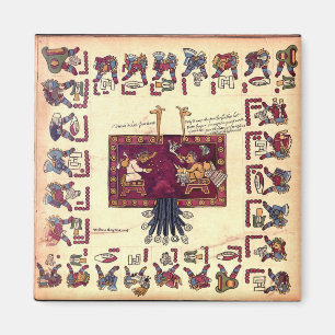 Aztekischer Kunst-Magnet Magnet