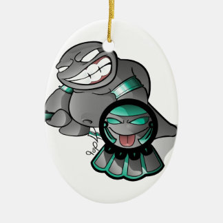 Aztekischer Lil Fett-Bauch Keramikornament