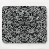 Aztekischer Mayakalender (Schwarzes) 12.21.2012 Mousepad (Vorne)