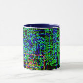 Aztekischer Mikrochip Tasse (Zentrum)