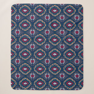 Aztekischer Reiz: Tribal gestreifte Eleganz Sherpadecke