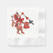 Aztekischer Schamanenkämpfer tanzen