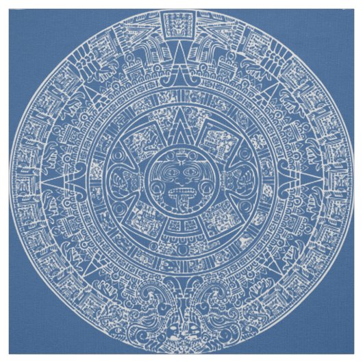 Aztekischer Sun-Mayakalender auf IRGENDEINER Stoff (Muster)