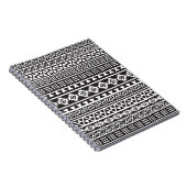 Aztekisches Art-Muster - Monochrom Notizblock (Rechte Seite)