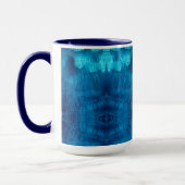Aztekisches blaues Abenteuer Tasse (Links)
