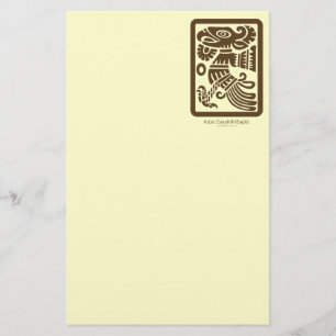 Aztekisches Cuauhtli - Eagles (Brown) Briefpapier