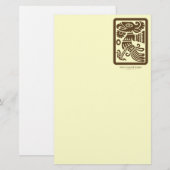 Aztekisches Cuauhtli - Eagles (Brown) Briefpapier (Vorne/Hinten)