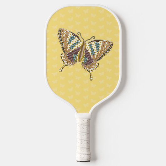 Aztekisches Frack Pickleball Schläger (Vorderseite)