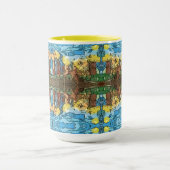 Aztekisches gelbes Abenteuer Tasse (Zentrum)