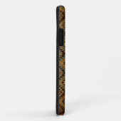 Aztekisches Gold-und Bronze-inspiriertes Muster Case-Mate iPhone Hülle (Hinten/Rechts)