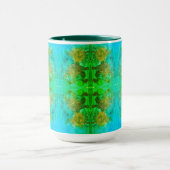 Aztekisches grünes Abenteuer Tasse (Zentrum)