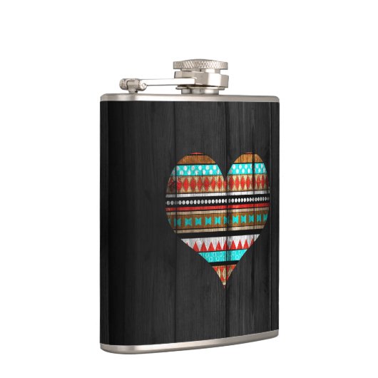 Aztekisches Herz Flachmann (Rechts)